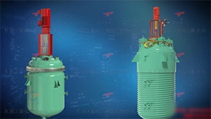 เครื่องปฏิกรณ์เคลือบแก้วครึ่งท่อพร้อมปลอกหุ้ม