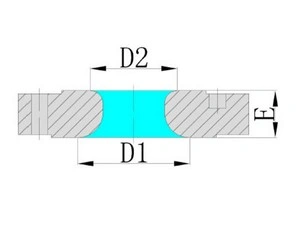 หน้าแปลนลดขนาดเคลือบแก้ว