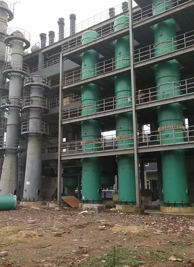 คอลัมน์เคลือบแก้วที่กำลังใช้งานจริงในสถานที่ทำงานลูกค้า