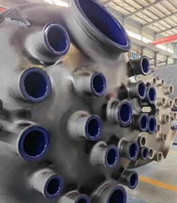 ฝาเครื่องปฏิกรณ์พร้อมหลายช่องต่อ