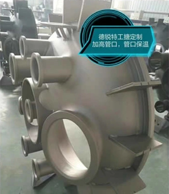 ฝาเครื่องปฏิกรณ์พร้อมช่องต่อสูงพิเศษ