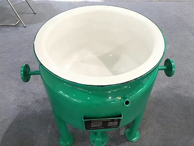 เครื่องปฏิกรณ์เคลือบแก้วสีขาว