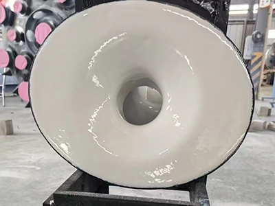 ฝาแมนโฮลเคลือบแก้วสีขาว