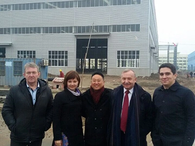 ลูกค้าชาวเยอรมันเยี่ยมชมการติดตั้งของเรา