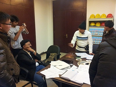 การประชุมกับลูกค้าชาวอินเดีย