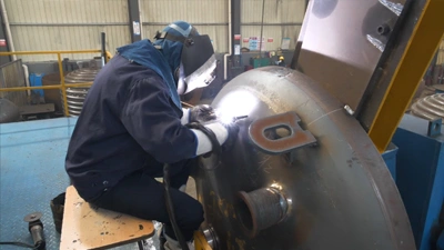 การเชื่อมแมนนวลของหัวฉีด